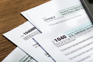Obraz premium Tax form