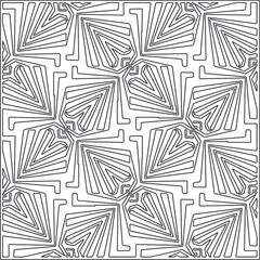 Repeating geometric tiles from striped elements.Modern geometric background with abstract shapes.Monochromatic Repeating Patterns.black and white striped pattern for design.