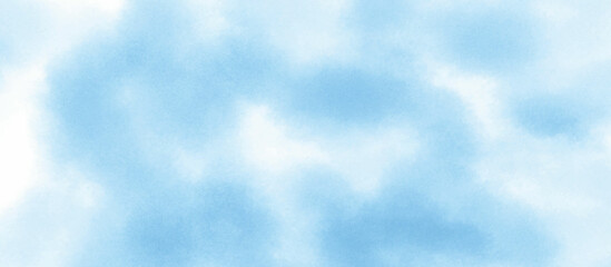 Obraz premium Blue sky with white cloud. The summer heaven is colorful clearing day Good weather and beautiful nature in the morning. backdrop decorative and wallpaper design. The perfect sky background.