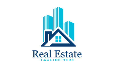 Fototapeta premium Real Estate creative Logo template | Real Estate, Building and Construction Logo Vector Design