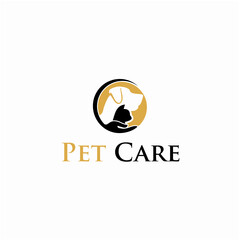pet care logo,  logo animal,  logo pet