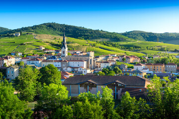 Le Perreon et les lueurs matinales, Le Beaujolais