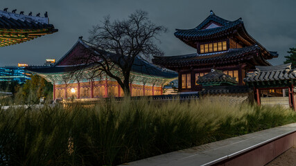 Fototapeta na wymiar Deoksugung royal palace of Joseon dynasty in Seoul South Korea