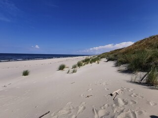 footprints on the sand