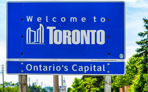 Welcome To Toronto Sign, Toronto, Canada