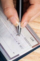 Writing a check