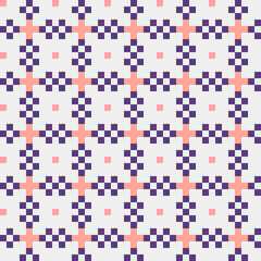 Abstract Cross Pattern generative computational art illustration