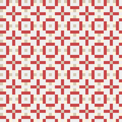 Fototapeta premium Abstract Cross Pattern generative computational art illustration