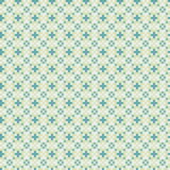 Abstract Cross Pattern generative computational art illustration