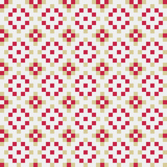 Fototapeta premium Abstract Cross Pattern generative computational art illustration