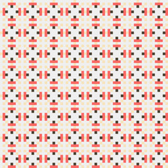 Abstract Cross Pattern generative computational art illustration