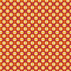 Abstract Cross Pattern generative computational art illustration