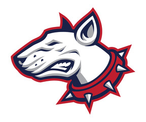 Bull Terrier Head, Sports Emblem