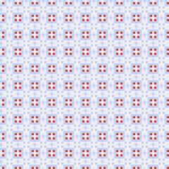 Abstract Cross Pattern generative computational art illustration