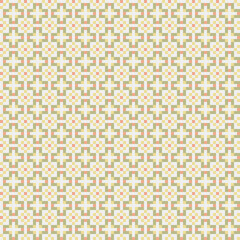 Abstract Cross Pattern generative computational art illustration