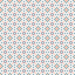 Abstract Cross Pattern generative computational art illustration