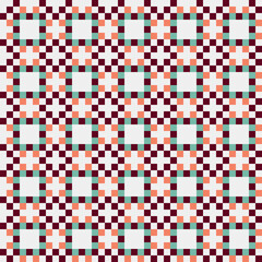 Abstract Cross Pattern generative computational art illustration