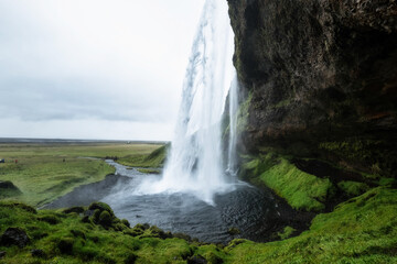 Fototapeta premium Seljalandsfoss Wasserfall in Island / Iceland