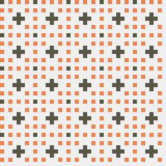 Abstract Cross Pattern generative computational art illustration