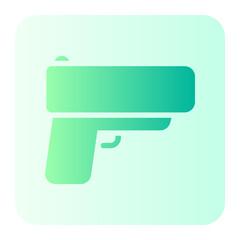 pistol gradient icon