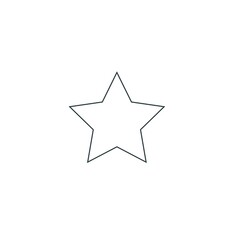 star on white background