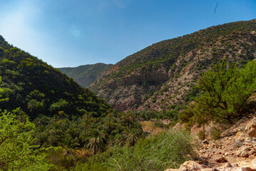 the paradise valley park in the Idaoutanane natural park north of agadir - Morocco