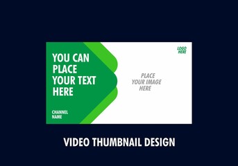 Colorful graphic of video thumbnail