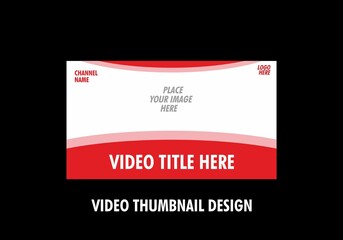 Colorful graphic of video thumbnail