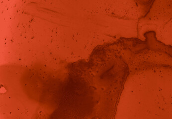 Obraz premium Blood Spatter Black. Watercolor Valentine