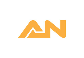 this is a creative AN latter icon design
