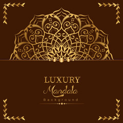 Creative luxury mandala background