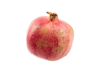 Pomegranate fruit isolated on white