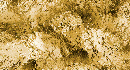 gold background. yellow convex surface. gilded texture. creative bright canvas. molten platinum. molten platinum