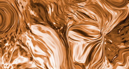 gilded texture. creative bright canvas. red gold. orange convex surface. shiny metal background. crumpled curtain.