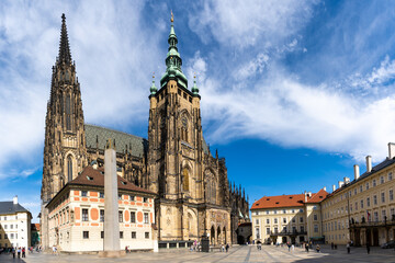 Naklejka na ściany i meble view of the castle in Prague