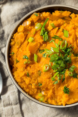 Homemade Thanksgiving Mashed Sweet Potatoes