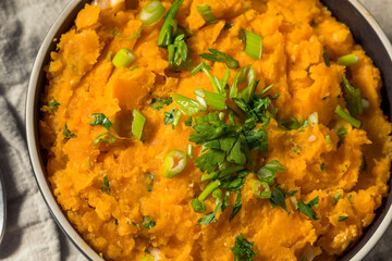 Homemade Thanksgiving Mashed Sweet Potatoes