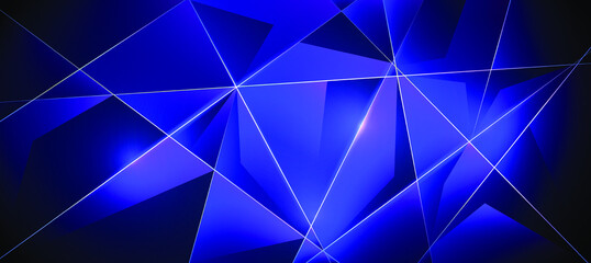 Abstract Elegant diagonal striped blue background, vector picture and Digital background , connection , network, Light technology 