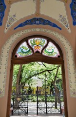 stained window
