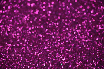 Purple sparkle blurry background with shiny white dots 