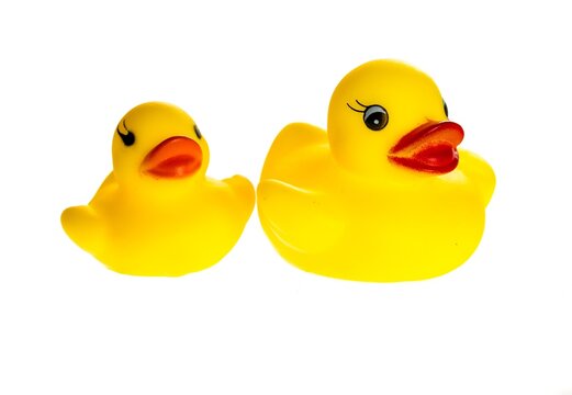 Rubber yellow Duckies, bath toys