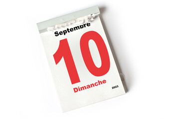 10  Septembre 2023