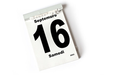 16  Septembre 2023