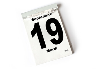19  Septembre 2023