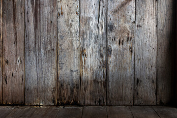 classic old wood floor on old texture background