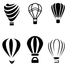 Naklejka premium Ilustration vector graphic of hot air balloon