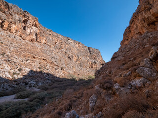 Zakros Gorge, Wadi