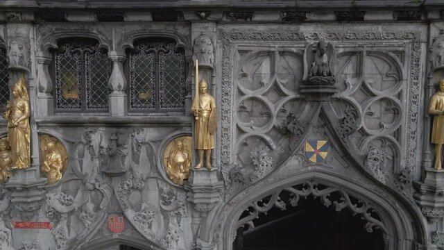 Fa&ccedil;ade of the Basilica of the Holy Blood Bruges