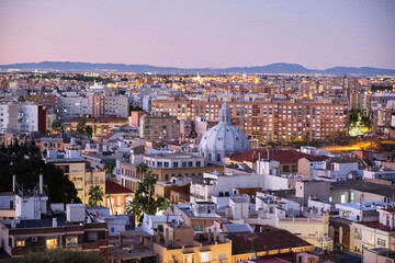 Vista panor&aacute;mica de Cartagena al atardecer