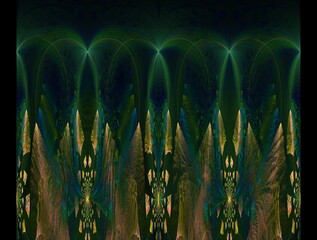 Imaginatory fractal abstract background Image